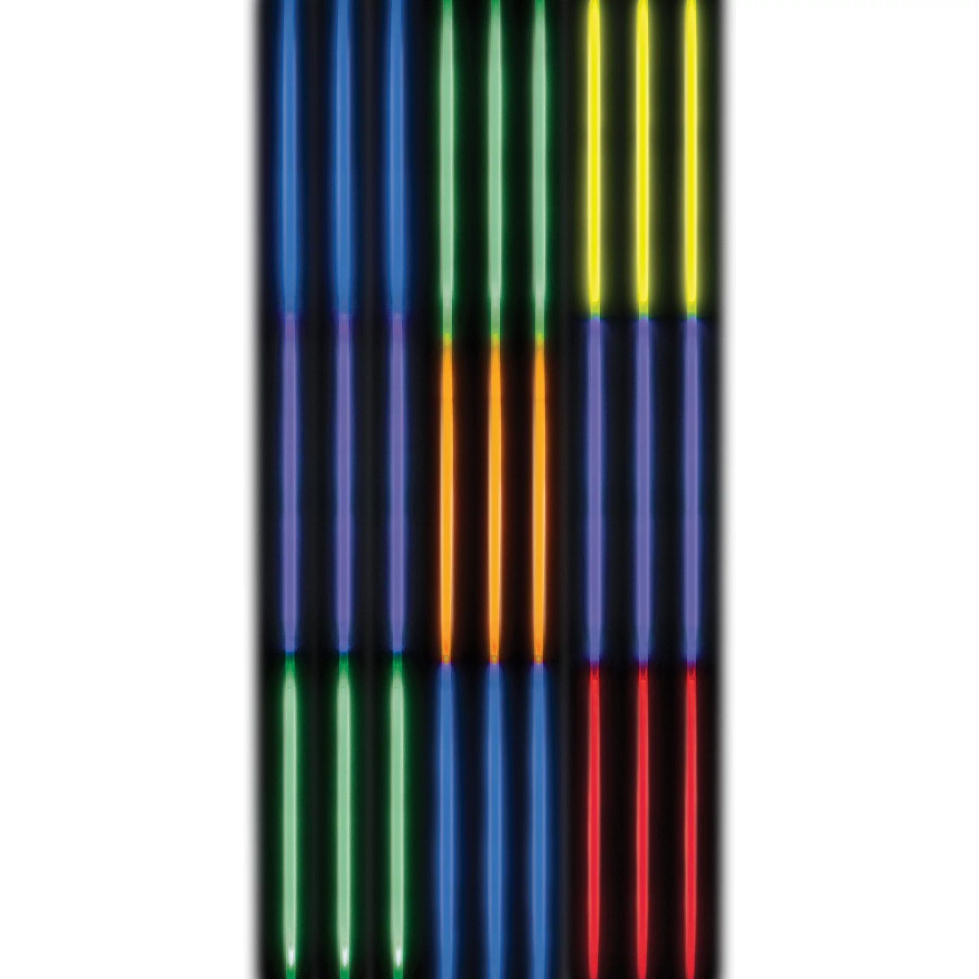 Tricolor Rainbow 8" Glow Sticks
