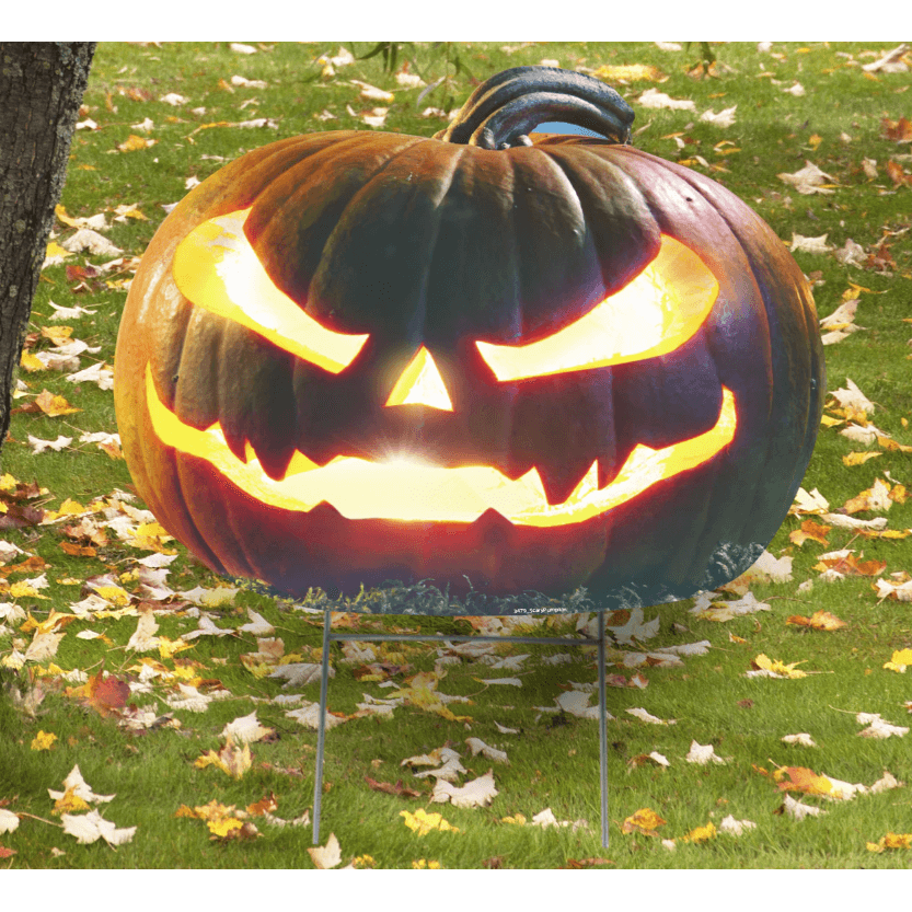 Advanced Graphics HOLIDAY: HALLOWEEN Scary Pumpkin Yard Sign