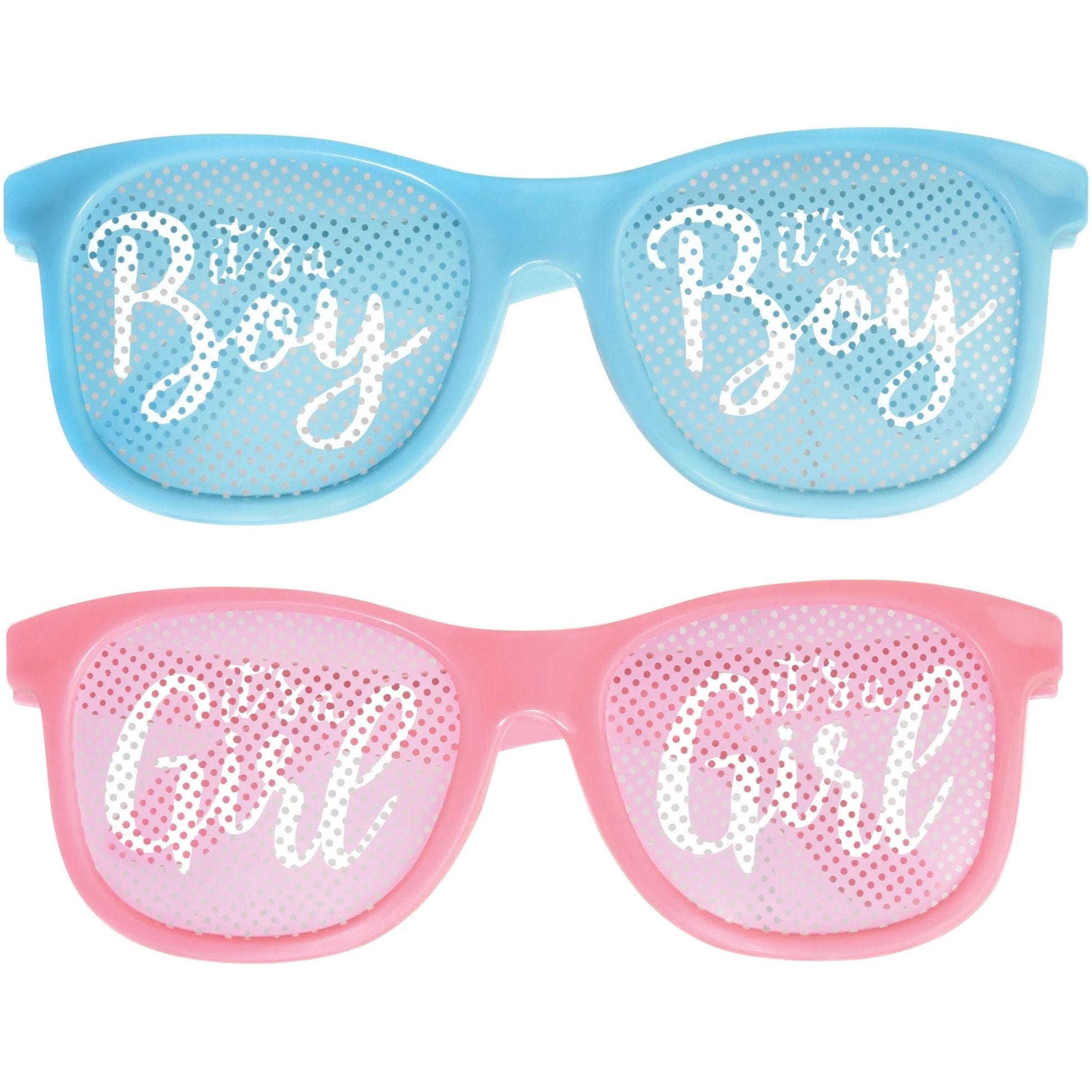 Amscan BABY SHOWER Gender Reveal Multipack Glasses