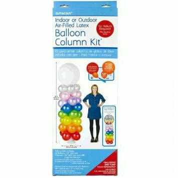 Amscan BALLOONS Air-Filled Latex Balloon Column Kit