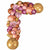 Amscan BALLOONS Pink & Gold Balloon Garland Kit