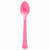 Amscan BASIC Bright Pink - Boxed, Heavy Weight Spoons, High Ct.