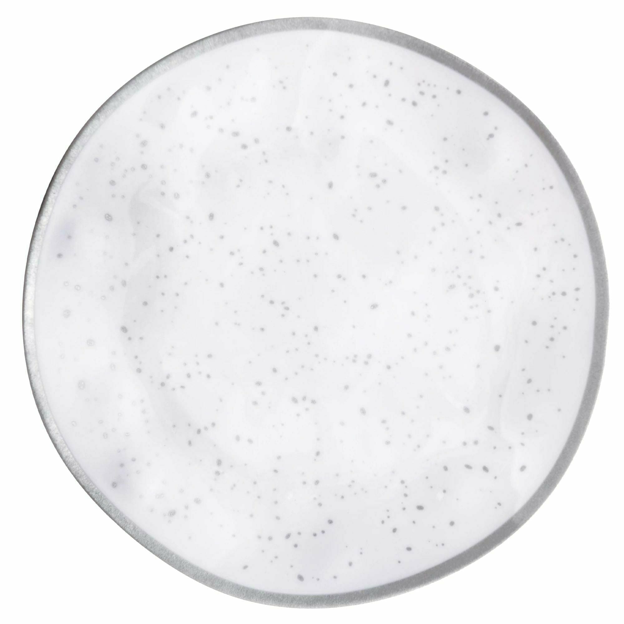 Amscan BASIC Melamine Plastic Plate 10 1/2" - Silver