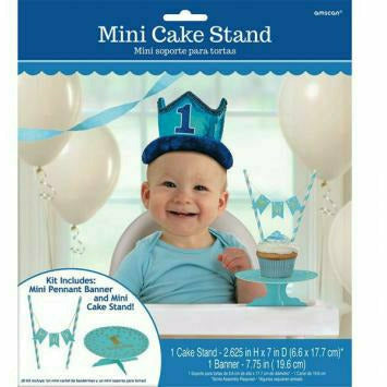 Amscan BIRTHDAY: 1ST BDAY Boy 1st Birthday Mini Cake Stand