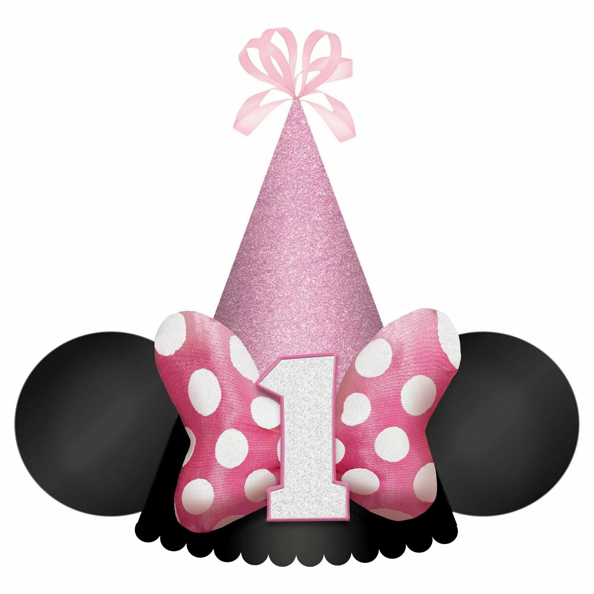 Amscan BIRTHDAY: 1ST BDAY Minnie Mouse Forever Deluxe Cone Hat
