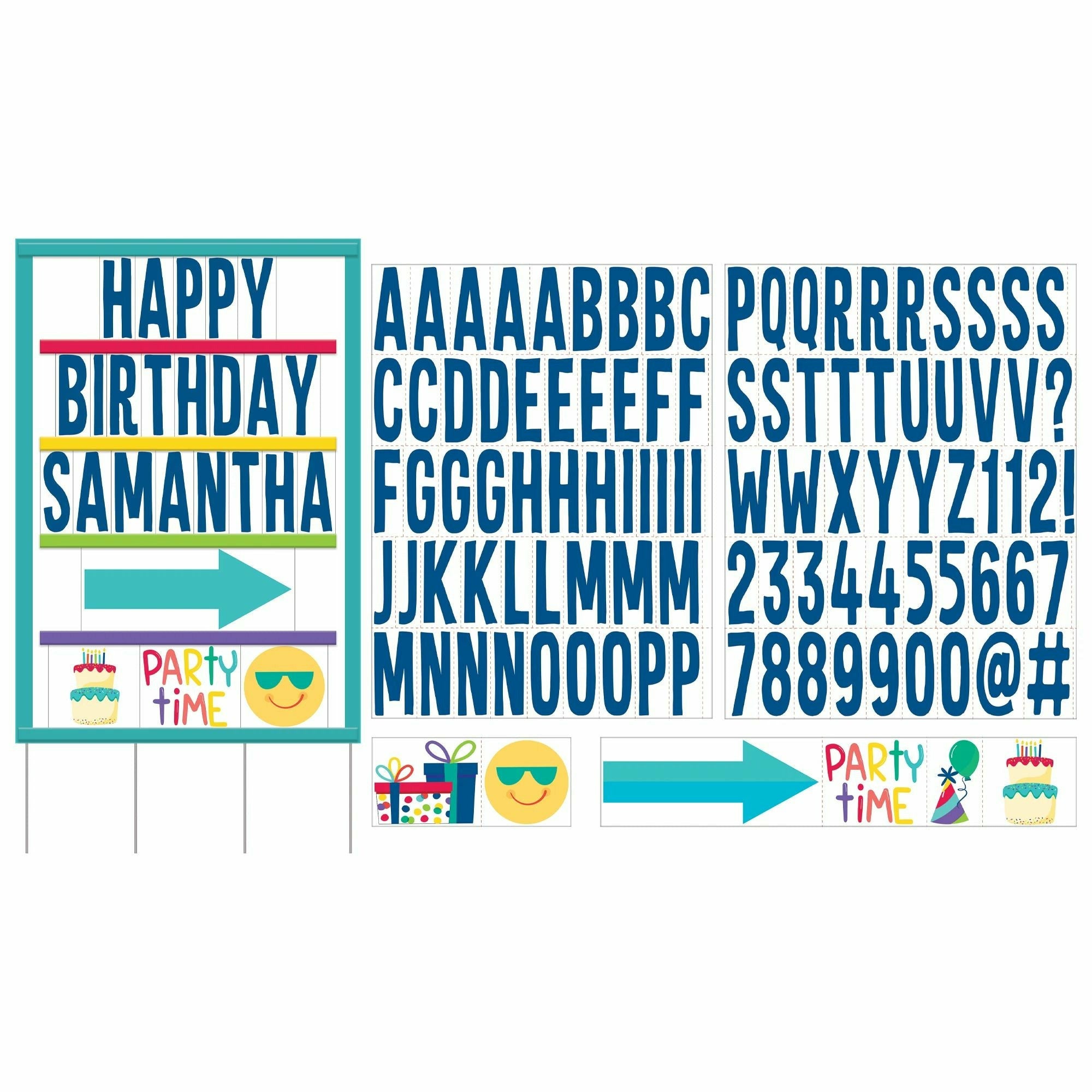 Amscan BIRTHDAY Giant Marquee Yard Sign