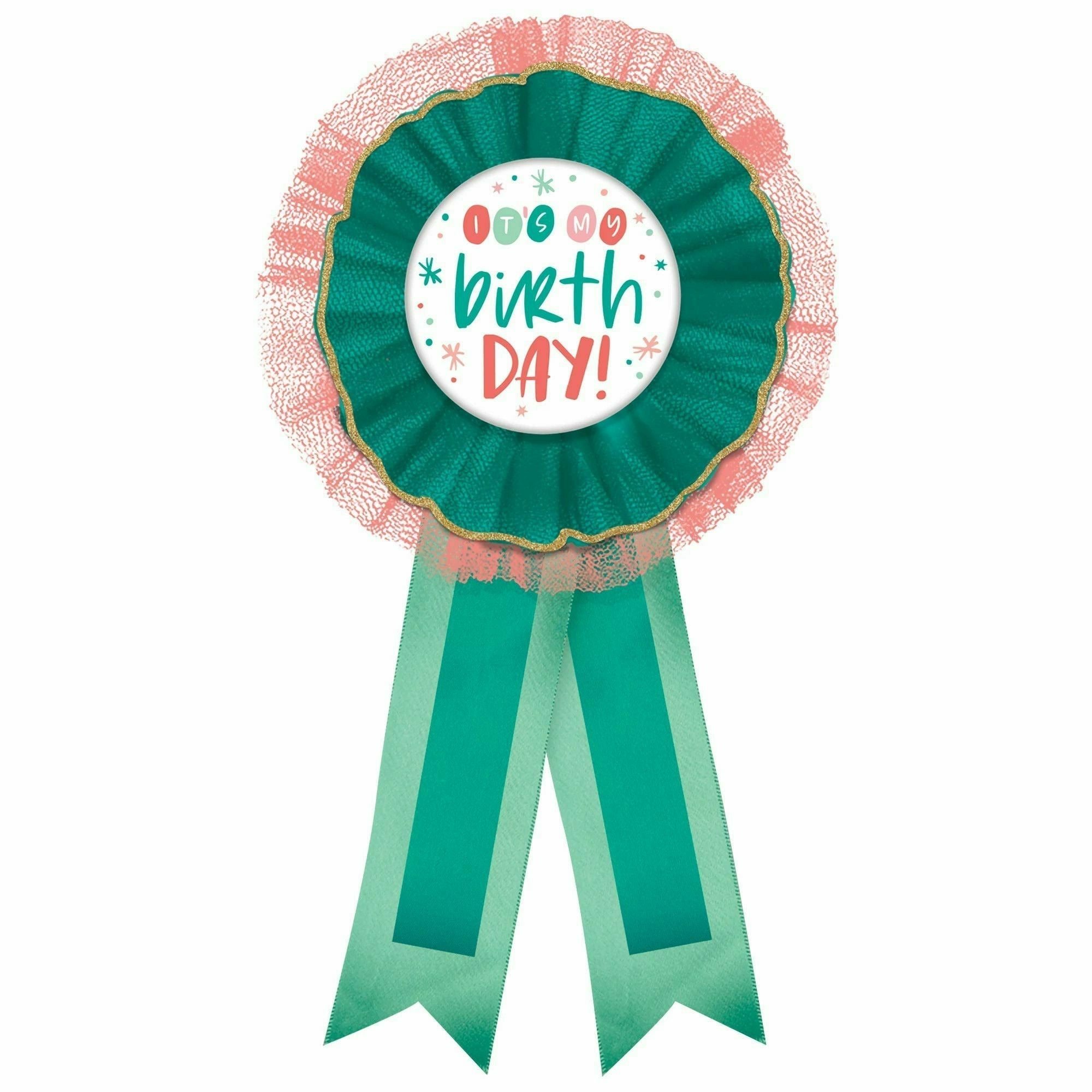 Amscan BIRTHDAY Happy Cake Day Award Ribbon