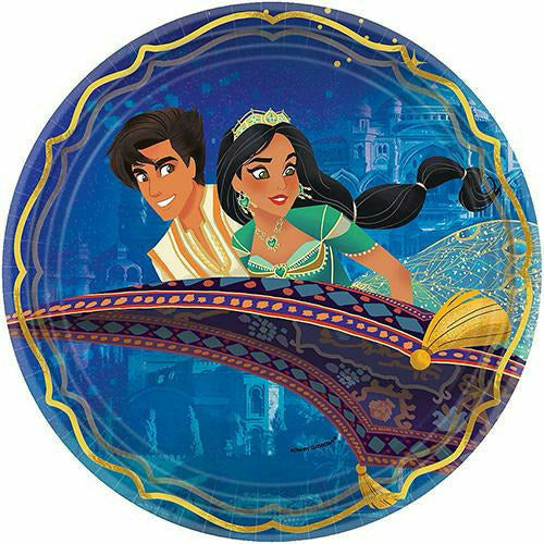 Amscan BIRTHDAY: JUVENILE Aladdin Lunch Plates 8ct