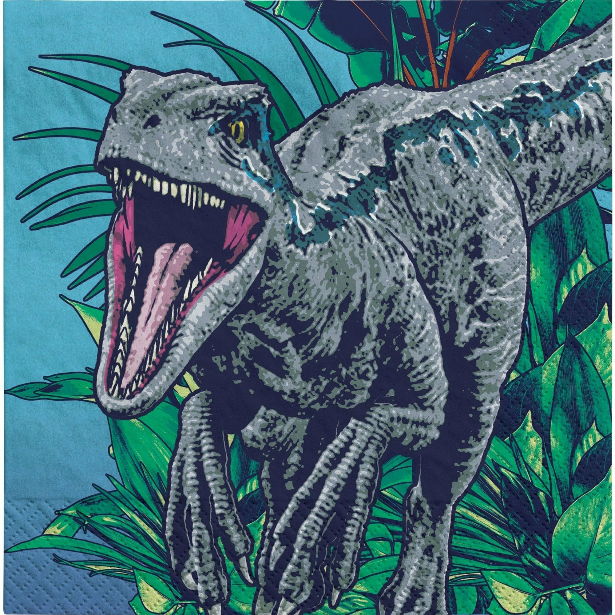 Amscan BIRTHDAY: JUVENILE Jurassic World Into the Wild Beverage Napkins