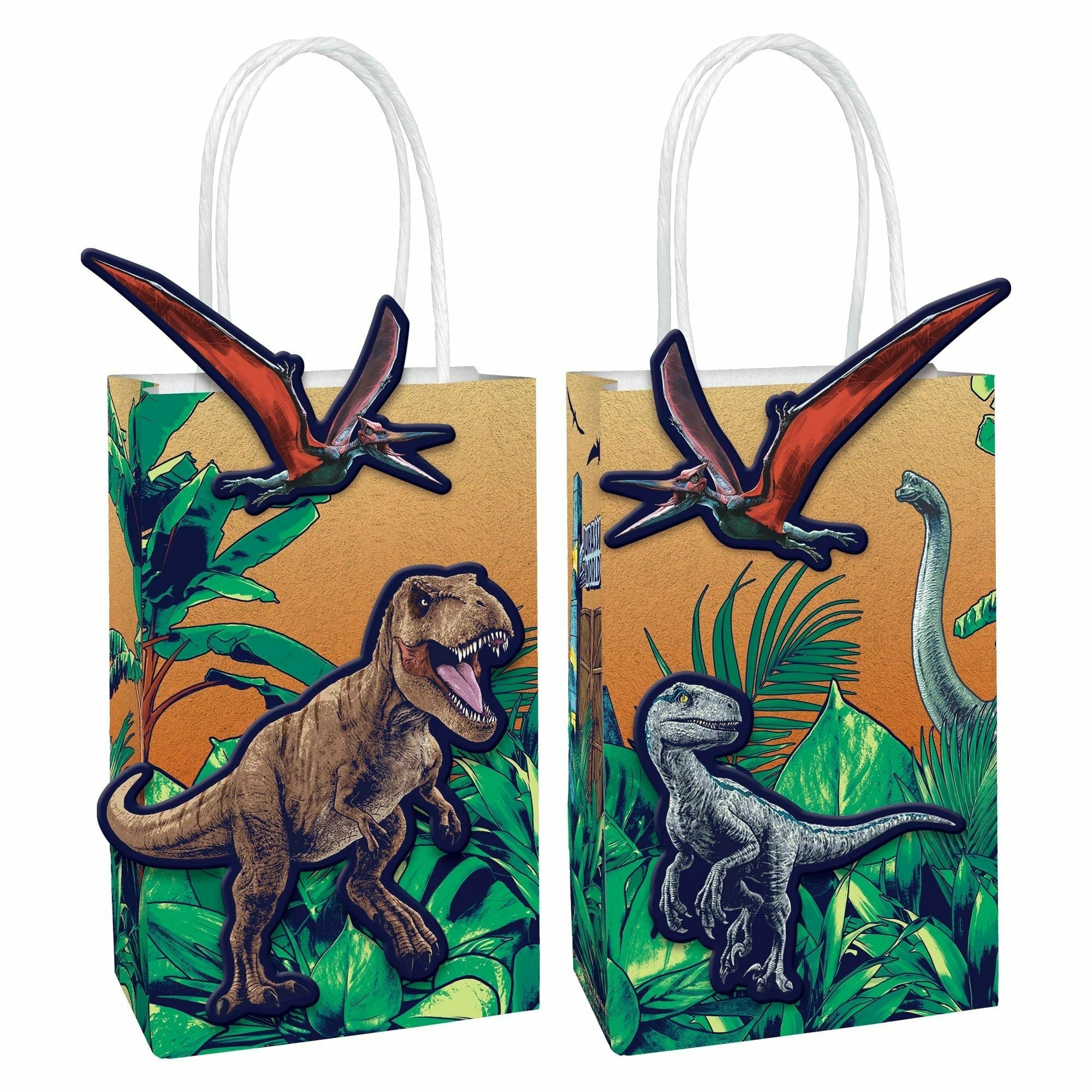 Amscan BIRTHDAY: JUVENILE Jurassic World Into the Wild Create Your Own Bags