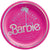 Amscan BIRTHDAY: JUVENILE Malibu Barbie 7" Round Metallic Dessert Plates