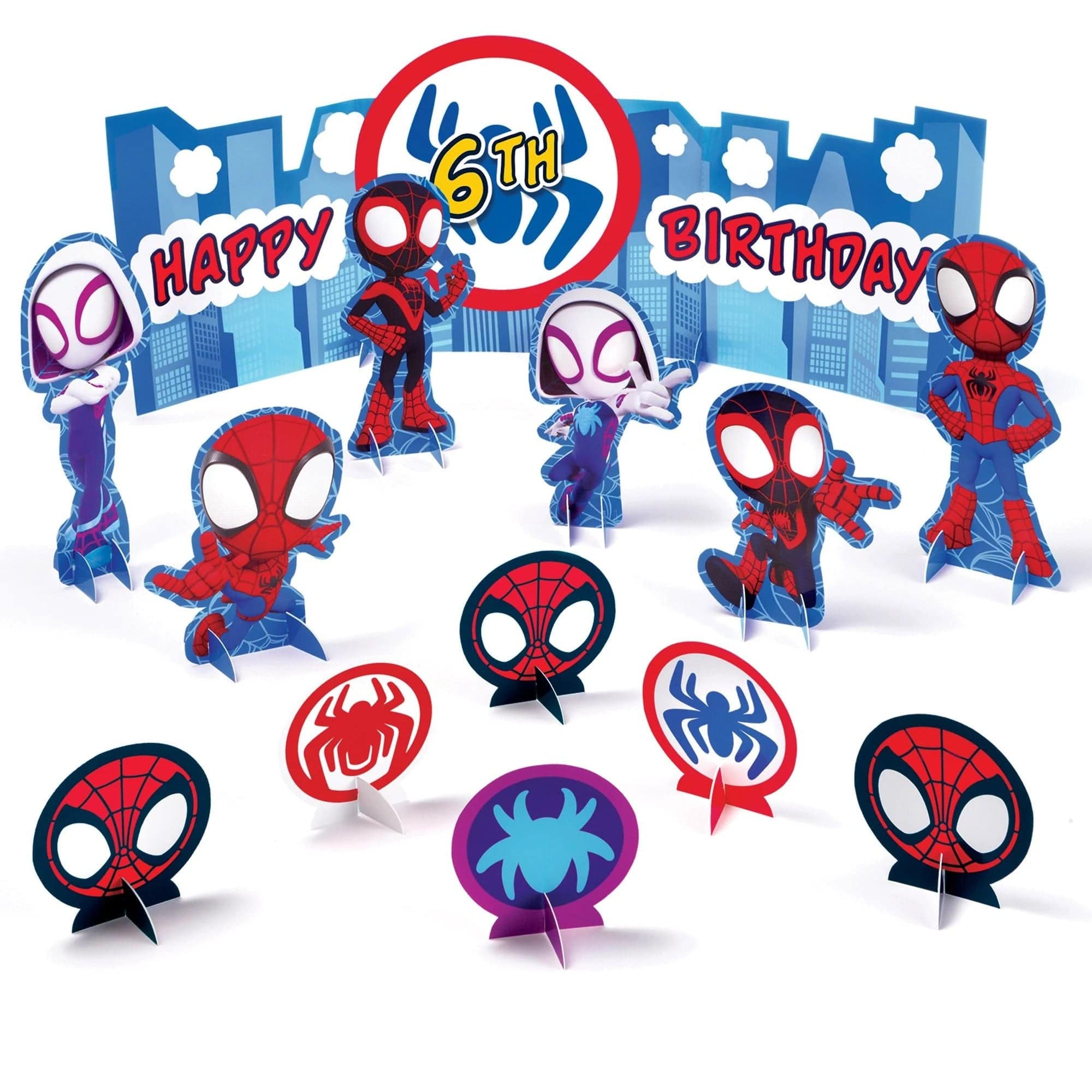 Amscan BIRTHDAY: JUVENILE Spidey & His Amazing Friends Table Decorating Kit