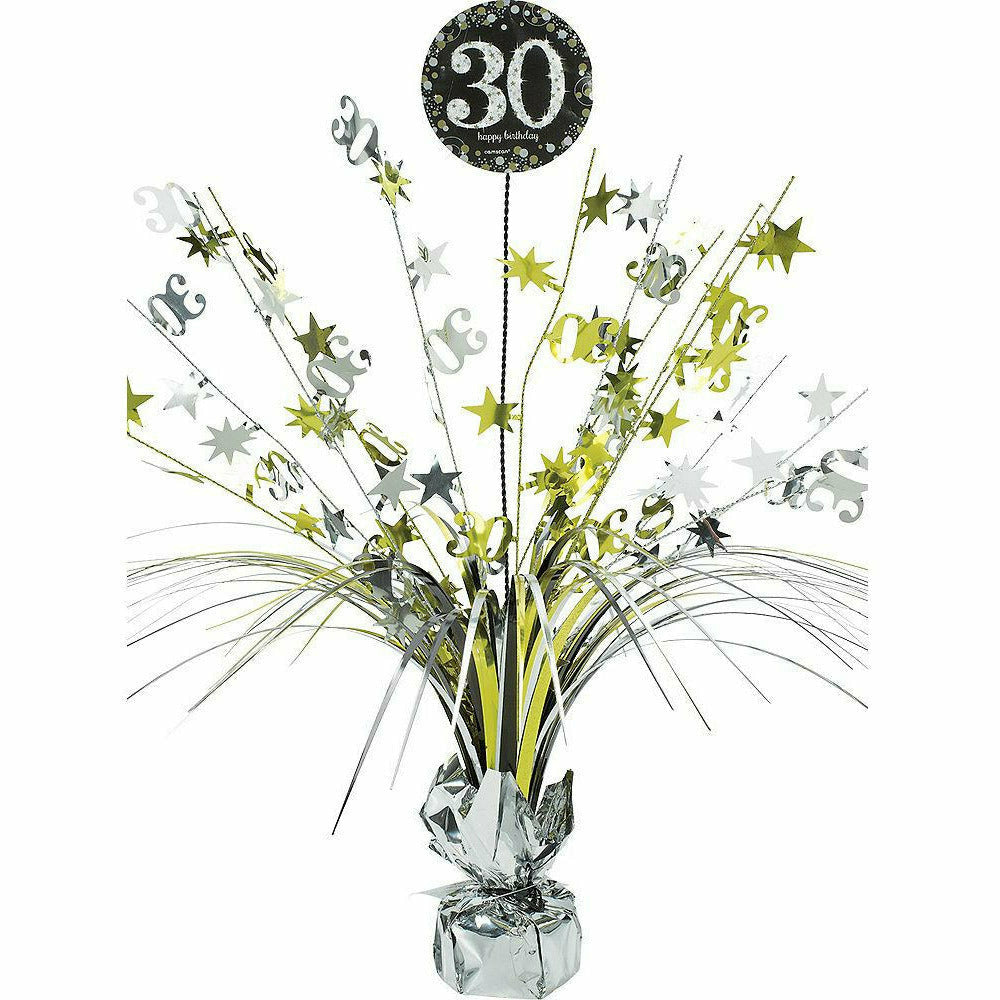 Amscan BIRTHDAY: OVER THE HILL 30th Birthday Spray Centerpiece - Sparkling Celebration
