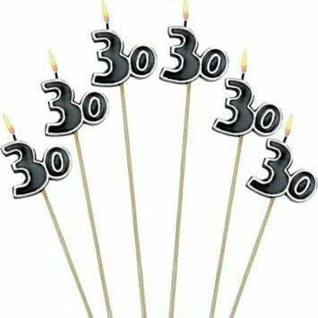 Amscan BIRTHDAY: OVER THE HILL OH NO 30 STICK CANDLES