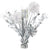 AMSCAN Communion Tinsel Burst Centerpiece - Silver