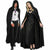 Amscan COSTUMES: ACCESSORIES Adult Black Hooded Cape