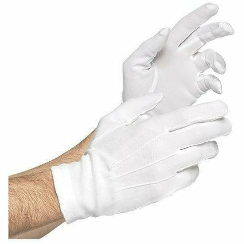 Amscan COSTUMES: ACCESSORIES Adult White Gloves Deluxe