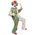 Amscan COSTUMES Adult Giggles the Clown Jumpsuit