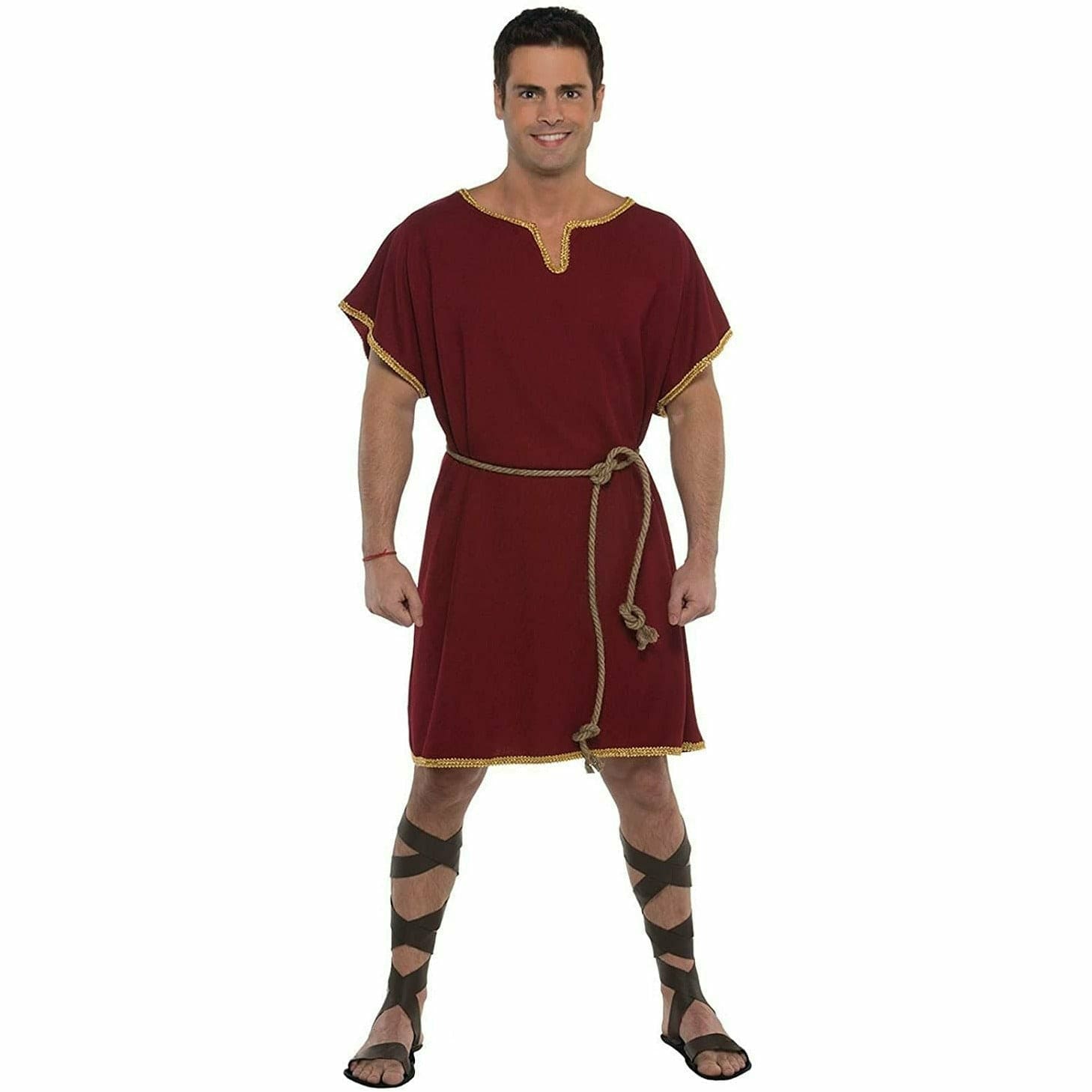 Amscan COSTUMES Adult Standard up to size 42 Mens Adult Burgundy Tunic