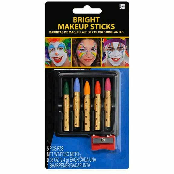 Amscan COSTUMES: MAKE-UP Bright Makeup Sticks