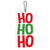 Amscan HOLIDAY: CHRISTMAS Ho Ho Ho Mini Ornament