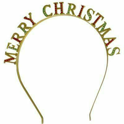 Amscan HOLIDAY: CHRISTMAS Merry Christmas Rhinestone Headband