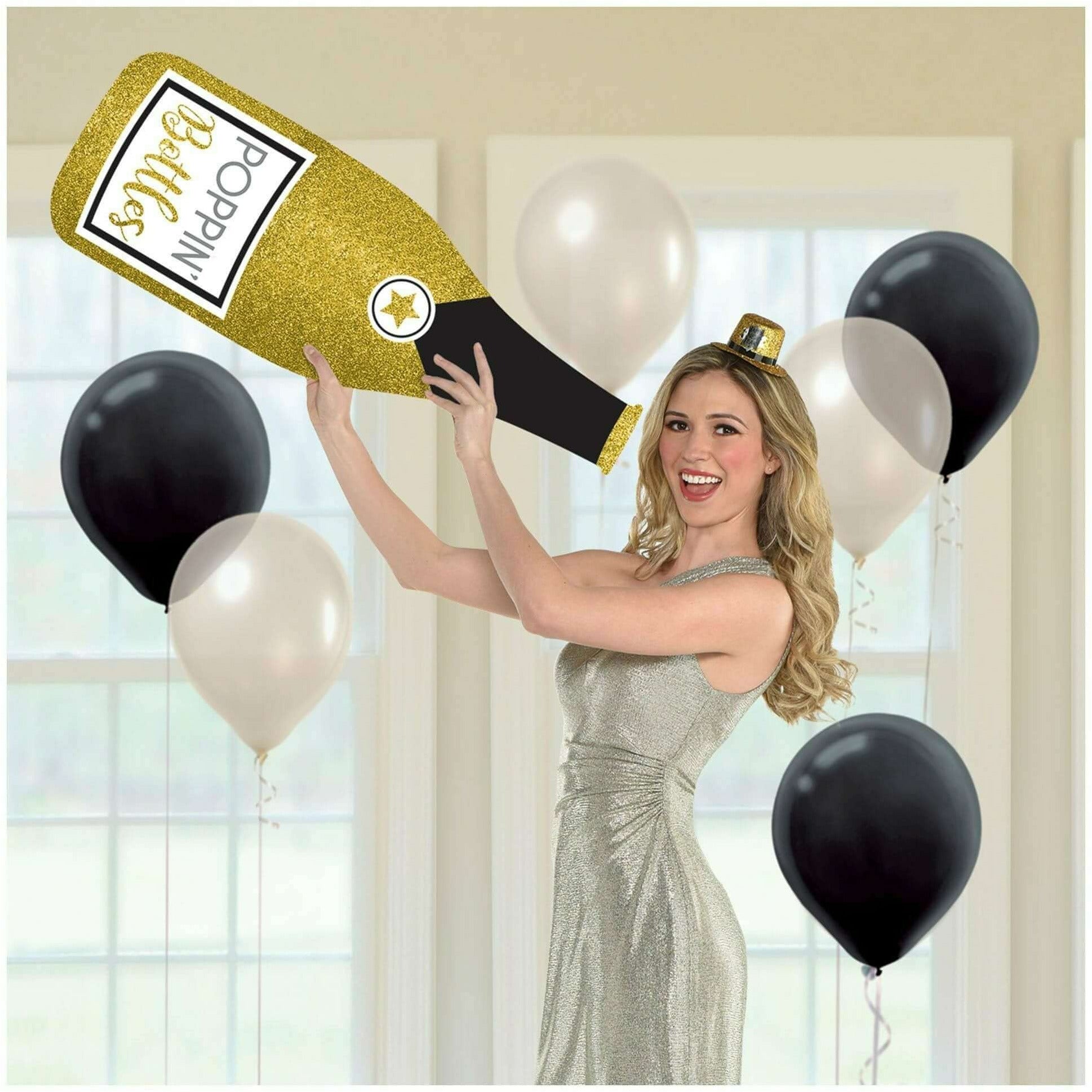 Amscan HOLIDAY: NEW YEAR'S Jumbo Bubbly Bottle Photo Prop