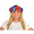 Amscan HOLIDAY: PATRIOTIC 4th of July Red White and Blue Flower Head Wreath