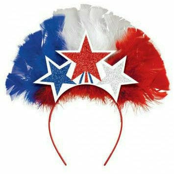 Amscan HOLIDAY: PATRIOTIC Americana Patriotic Feather Headband