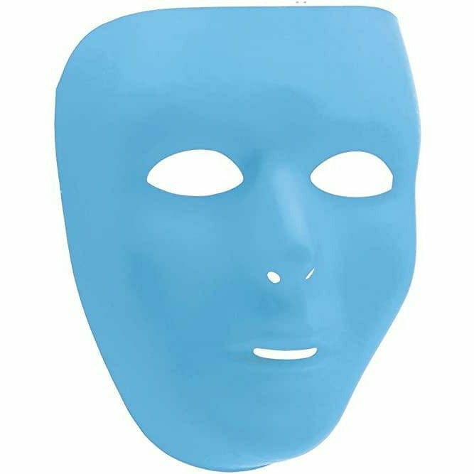 Amscan HOLIDAY: SPIRIT Full Mask Light Blue