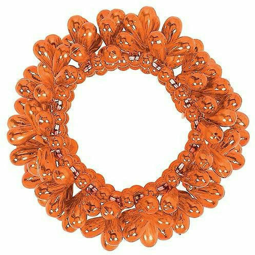 Amscan HOLIDAY: SPIRIT Orange Bead Bracelet