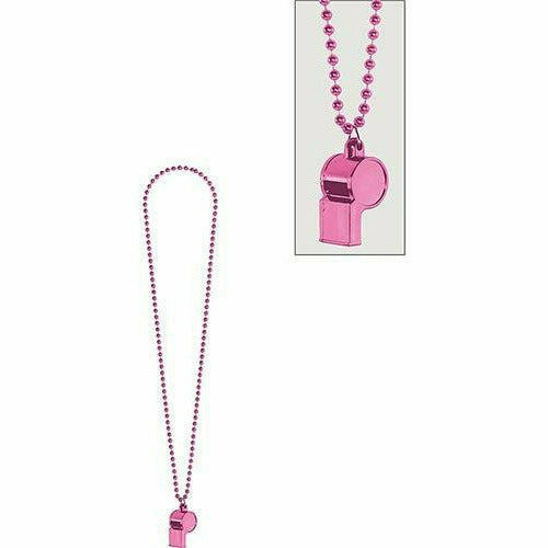 Amscan HOLIDAY: SPIRIT Pink Whistle Necklace