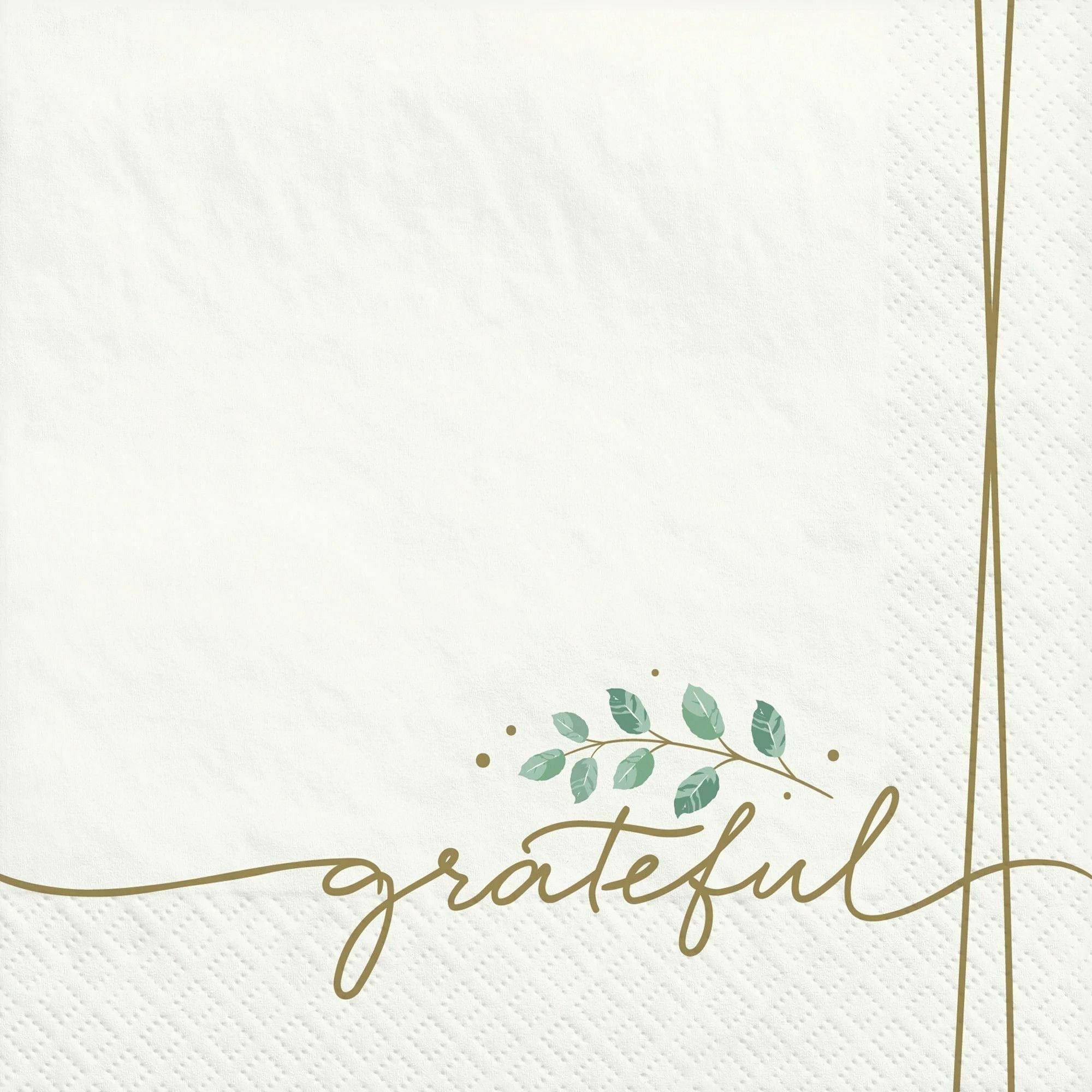Amscan HOLIDAY: THANKSGIVING Simply Thankful Luncheon Napkins