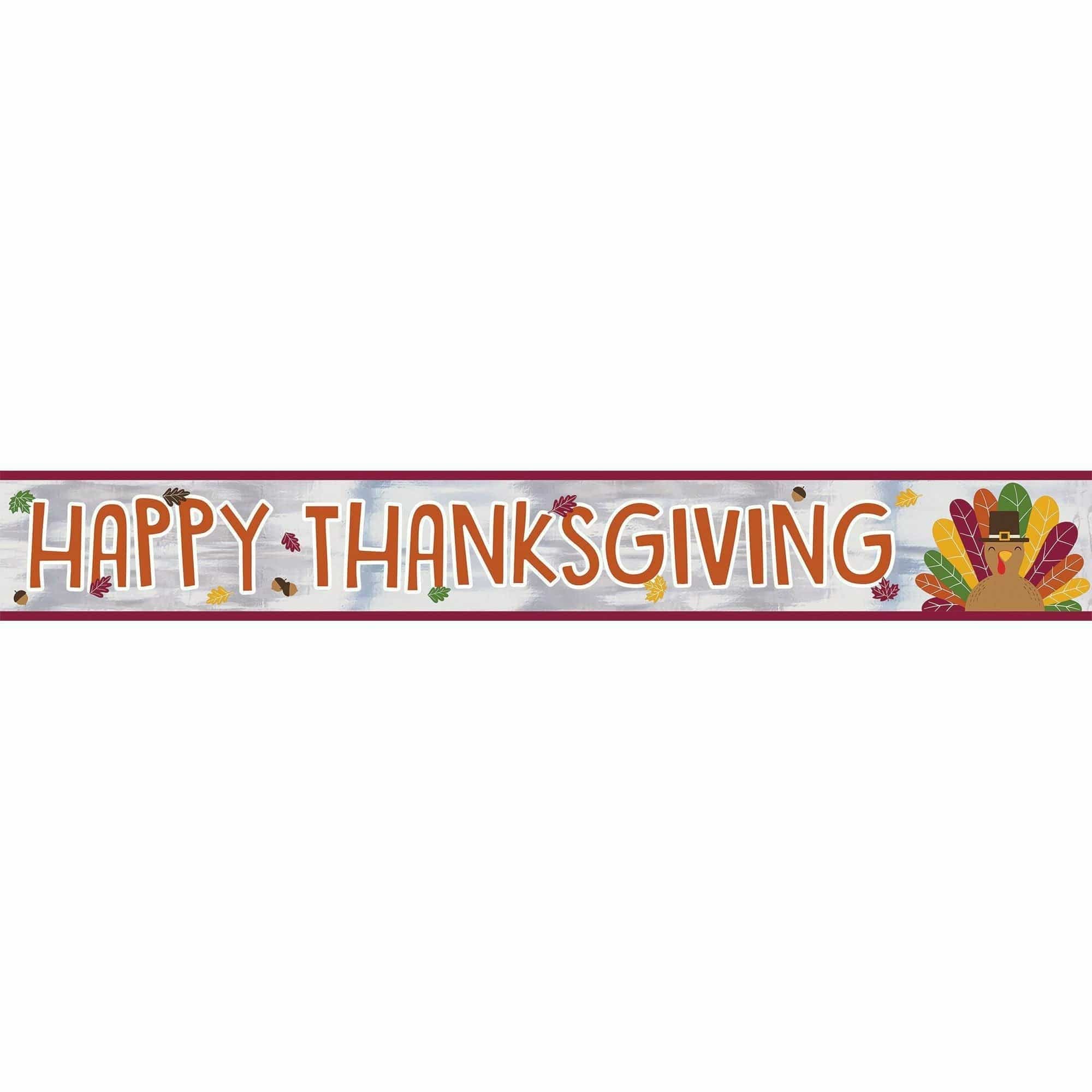 Amscan HOLIDAY: THANKSGIVING Thanksgiving Foil Banner
