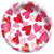 Amscan HOLIDAY: VALENTINES Heart Party Round Lunch Plates