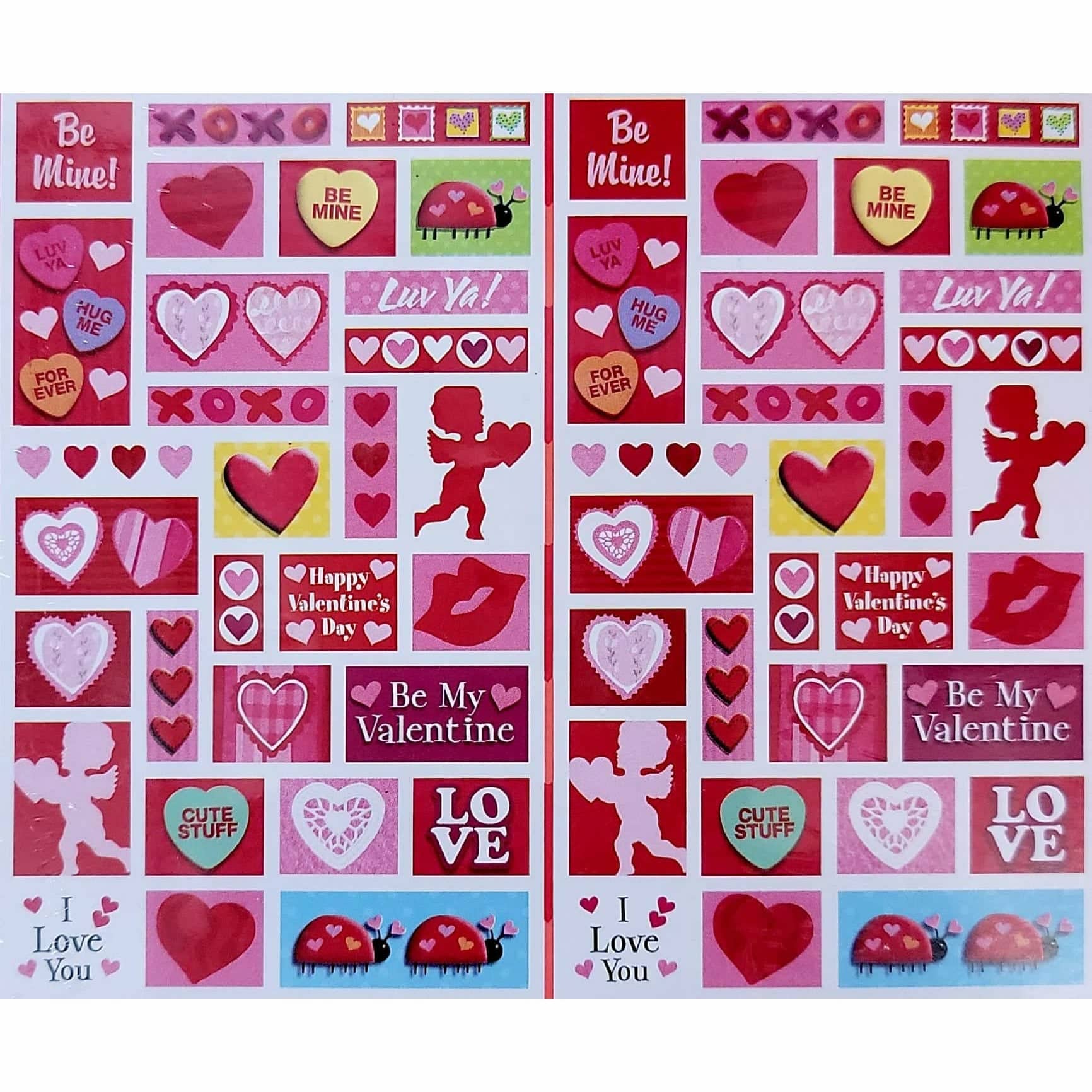 Amscan HOLIDAY: VALENTINES Valentines Sticker Sheet