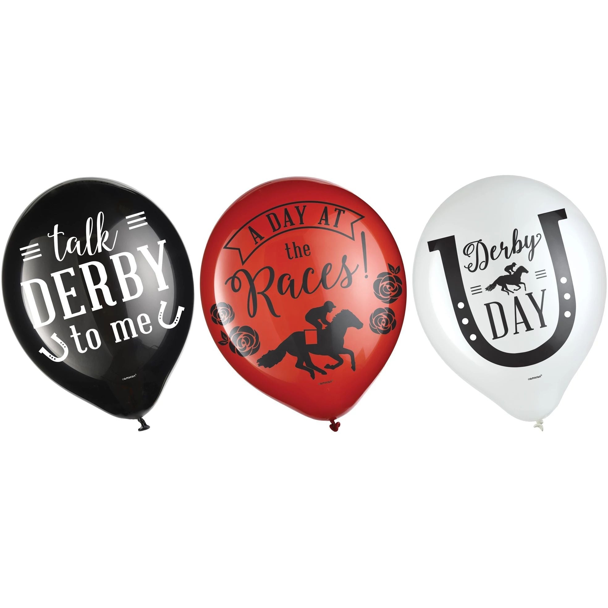 Amscan THEME: SPORTS Derby Day Latex Balloons