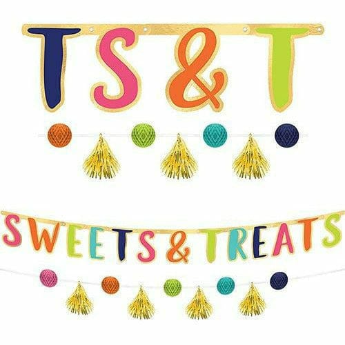 Amscan THEME Sweet Treats Banner with Mini Banner