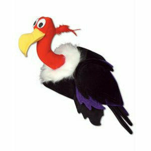 Beistle Company, INC. BIRTHDAY: OVER THE HILL Plush Vulture Hat