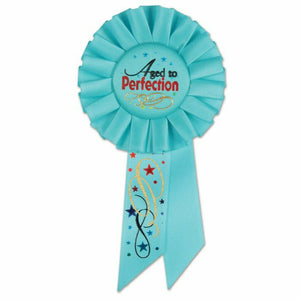 Beistle Company, INC. BOUTIQUE Aged to Perfection Rosette Rosette Assortment BIRTHDAY BOY