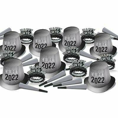Beistle Company, INC. HOLIDAY: NEW YEAR'S New Year "2022" Silver Asst for 50