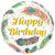 Burton and Burton BALLOONS 419 18" Happy Birthday Feathers Foil