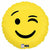 Burton and Burton BALLOONS A005 18" Emoji Wink Foil