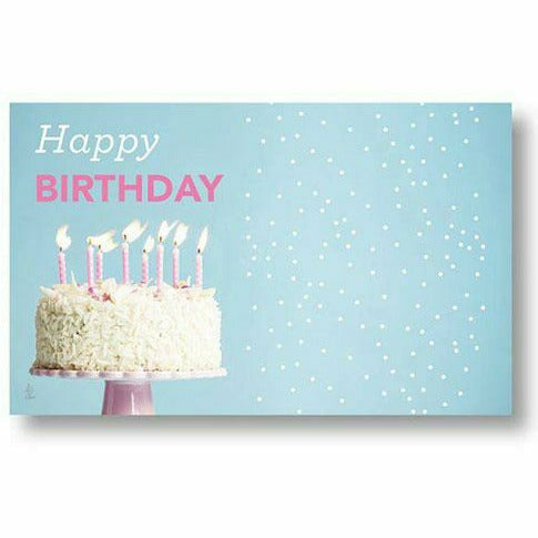 Burton and Burton GIFT WRAP Happy Birthday Let There Be Cake Card