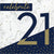 Creative Converting BIRTHDAY Navy and Gold 21st Birthday Napkins