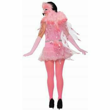 FORUM NOVELTIES INC. COSTUMES: ACCESSORIES Pink Flamingo Feathered Wings