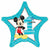 Mayflower Distributing BALLOONS 486 Mickey Mouse 1st Birthday Star 19" Mylar Balloon