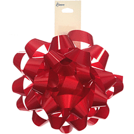 Mayflower Distributing GIFT WRAP Red Lacquer Bow - 9"