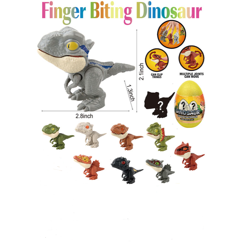 Puka Creations Finger Biting Dinosaur