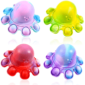 Puka Creations The Dye Octopus Decompression Key Chain